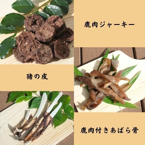 中型犬以上用、はじめてのジビエ3点セット（送料込）